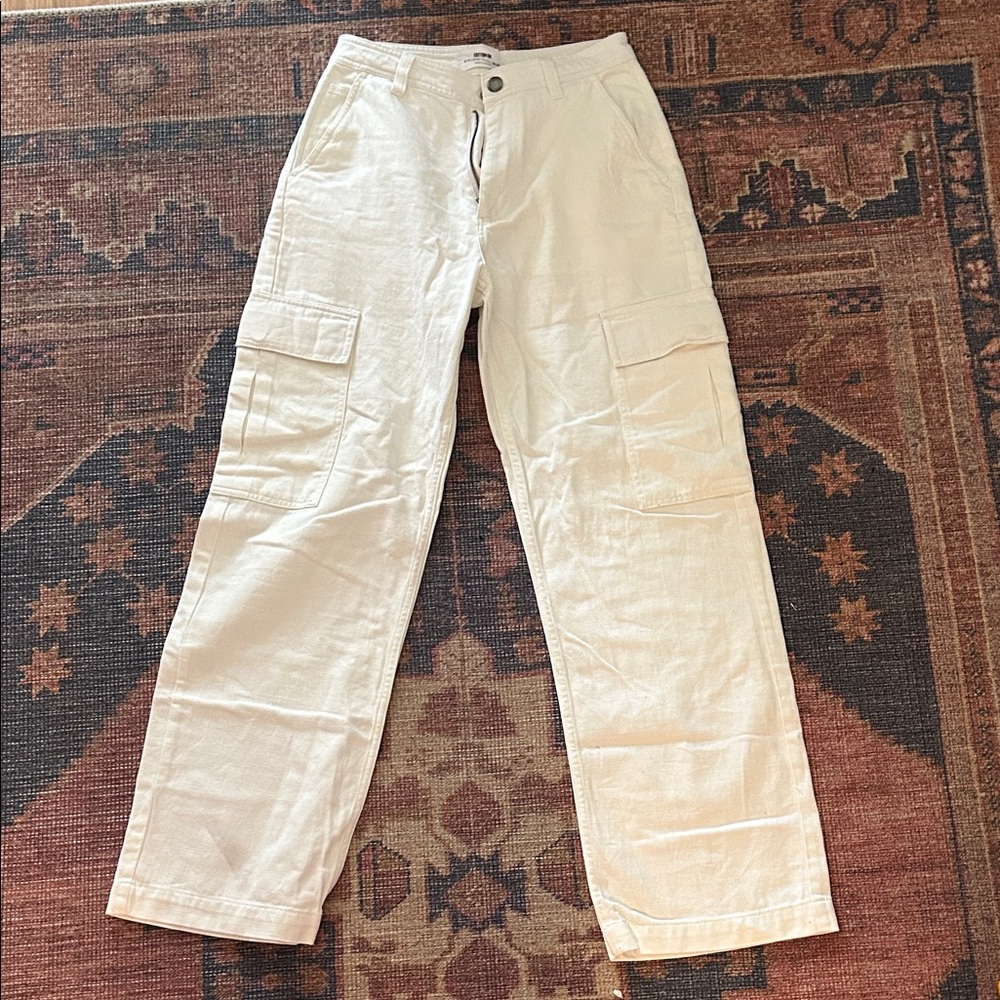 Cotton On women’s Light Cream Cargo Pants